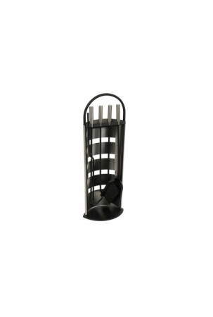 Židinio indai DKD Home Decor Sidabras Plienas 23 x 15 x 66 cm (4 Dalys)