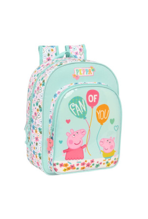 Mokyklinis krepšys Peppa Pig Cosy corner Šviesiai mėlyna (26 x 34 x 11 cm)