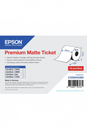 Etiketės spausdinimui Epson...